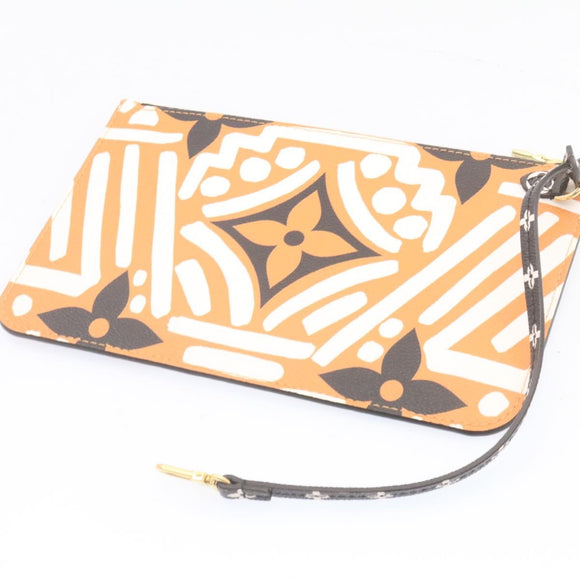 LOUIS VUITTON Monogram Giant Neverfull MM Tote Bag Caramel M56584 LV Auth 24446S