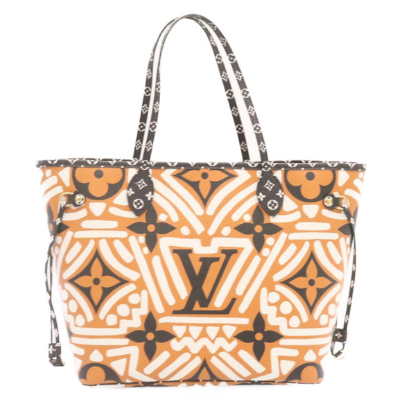 LOUIS VUITTON Monogram Giant Neverfull MM Tote Bag Caramel M56584 LV Auth 24446S