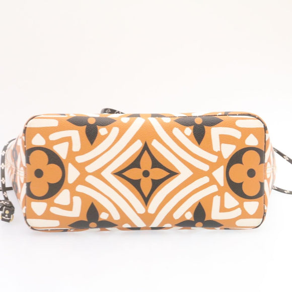 LOUIS VUITTON Monogram Giant Neverfull MM Tote Bag Caramel M56584 LV Auth 24446S