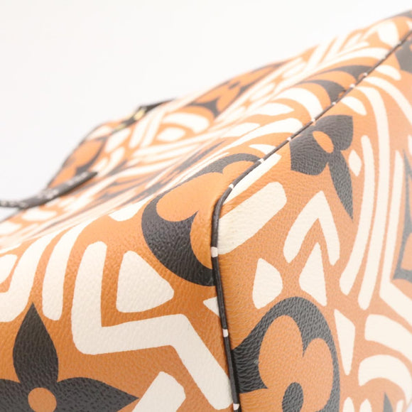 LOUIS VUITTON Monogram Giant Neverfull MM Tote Bag Caramel M56584 LV Auth 24446S