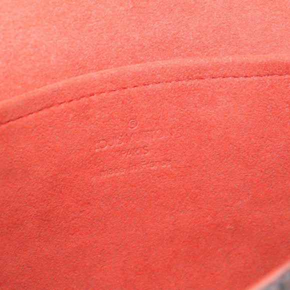 LOUIS VUITTON Damier Ebene Pochette Twin GM Shoulder Bag N51851 LV Auth 24679A