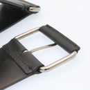 GUCCI Belt Leather Black Auth 24743-5