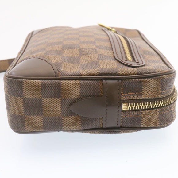 LOUIS VUITTON Damier Ebene Marly Dragonne GM Clutch Bag SP Order LV Auth 25039SA