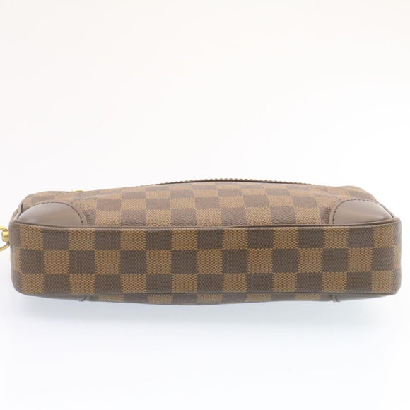 LOUIS VUITTON Damier Ebene Marly Dragonne GM Clutch Bag SP Order LV Auth 25039SA