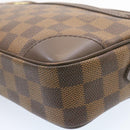 LOUIS VUITTON Damier Ebene Marly Dragonne GM Clutch Bag SP Order LV Auth 25039SA-9
