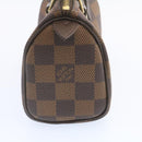 LOUIS VUITTON Damier Ebene Mini Speedy Hand Bag M41534 LV Auth 25202SM-3