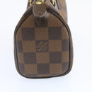 LOUIS VUITTON Damier Ebene Mini Speedy Hand Bag M41534 LV Auth 25202SM-4