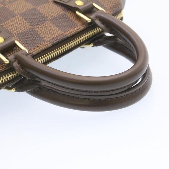 LOUIS VUITTON Damier Ebene Mini Speedy Hand Bag M41534 LV Auth 25202SM