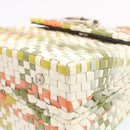 Salvatore Ferragamo INTRECCIATO Gancini Hand Bag Multicolor Auth 25306V-15