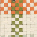 Salvatore Ferragamo INTRECCIATO Gancini Hand Bag Multicolor Auth 25306V-14