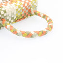 Salvatore Ferragamo INTRECCIATO Gancini Hand Bag Multicolor Auth 25306V-7