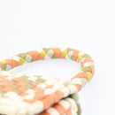 Salvatore Ferragamo INTRECCIATO Gancini Hand Bag Multicolor Auth 25306V-8