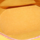 LOUIS VUITTON Monogram Multicolor Bucket Frange ToteBag Black M40110 Auth 25649S-9