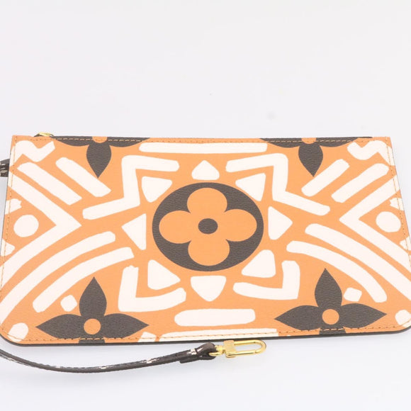 LOUIS VUITTON Monogram Giant Neverfull MM Tote Bag Caramel M56584 LV Auth 25725S