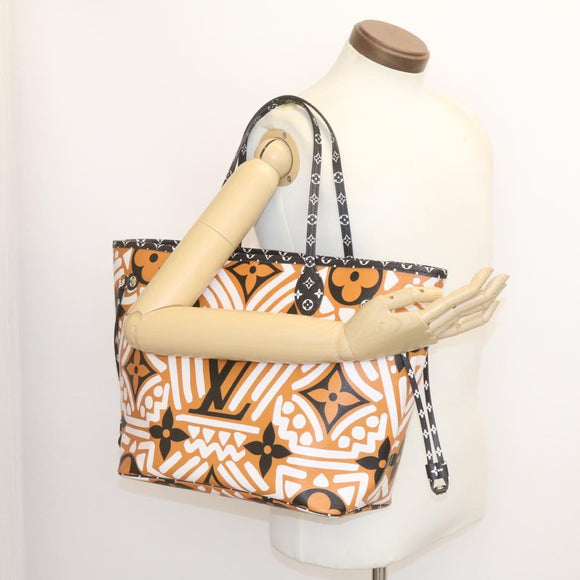 LOUIS VUITTON Monogram Giant Neverfull MM Tote Bag Caramel M56584 LV Auth 25725S