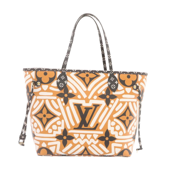 LOUIS VUITTON Monogram Giant Neverfull MM Tote Bag Caramel M56584 LV Auth 25725S