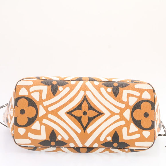 LOUIS VUITTON Monogram Giant Neverfull MM Tote Bag Caramel M56584 LV Auth 25725S