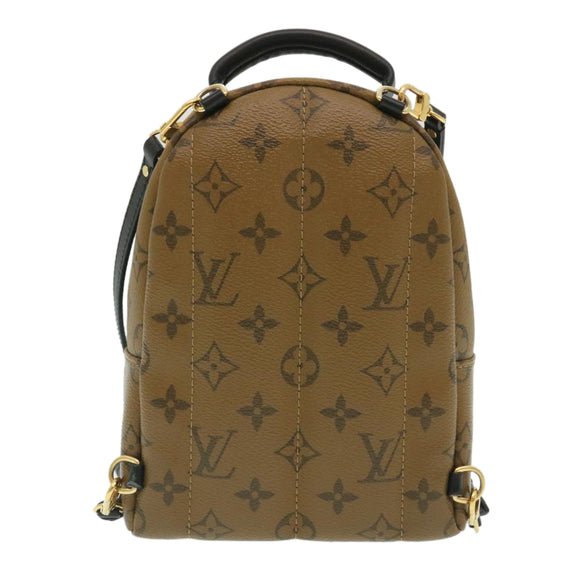 LOUIS VUITTON Monogram Reverse Palm Springs Mini Backpack M44872 LV Auth 25969SM