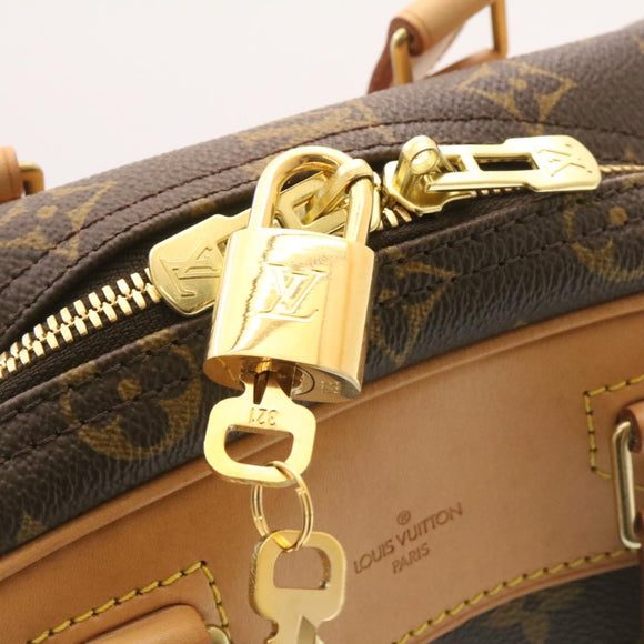 LOUIS VUITTON Monogram Excursion Hand Bag M41450 LV Auth 25970V