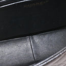 CHANEL Big Matelasse Flap Chain Shoulder Bag Calf Skin Black Gold CC Auth 25984SA-10