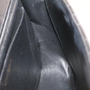 CHANEL Big Matelasse Flap Chain Shoulder Bag Calf Skin Black Gold CC Auth 25984SA-18