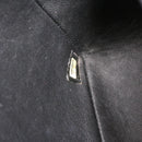 CHANEL Big Matelasse Flap Chain Shoulder Bag Calf Skin Black Gold CC Auth 25984SA-11