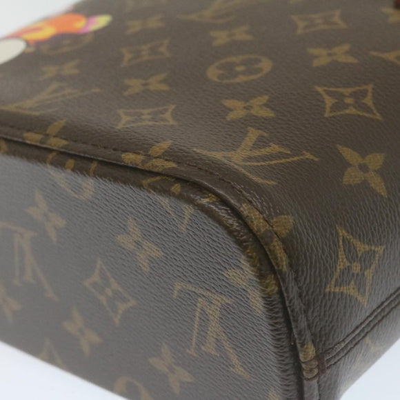 LOUIS VUITTON Monogram Panda TakashiMurakami Vavin PM ToteBag M51173 Auth 26131SV
