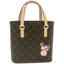 LOUIS VUITTON Monogram Panda TakashiMurakami Vavin PM ToteBag M51173Auth26131SAV-1