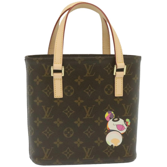 LOUIS VUITTON Monogram Panda TakashiMurakami Vavin PM ToteBag M51173Auth26131SAV
