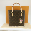LOUIS VUITTON Monogram Panda TakashiMurakami Vavin PM ToteBag M51173Auth26131SAV-12
