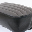 CHANEL Lamb Skin Double Flap Chain Shoulder Bag Black CC Auth 26207AV-17