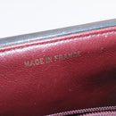 CHANEL Lamb Skin Double Flap Chain Shoulder Bag Black CC Auth 26207AV-19