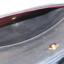 CHANEL Lamb Skin Double Flap Chain Shoulder Bag Black CC Auth 26207AV-20