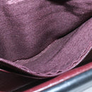 CHANEL Lamb Skin Double Flap Chain Shoulder Bag Black CC Auth 26207AV-24