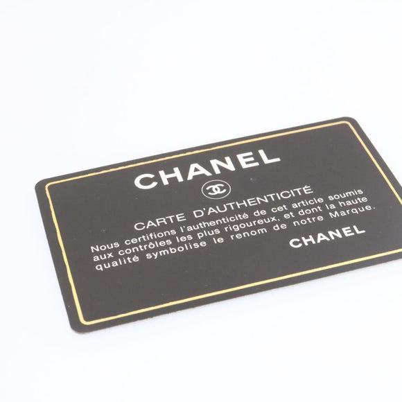 CHANEL Lamb Skin Double Flap Chain Shoulder Bag Black CC Auth 26207AV