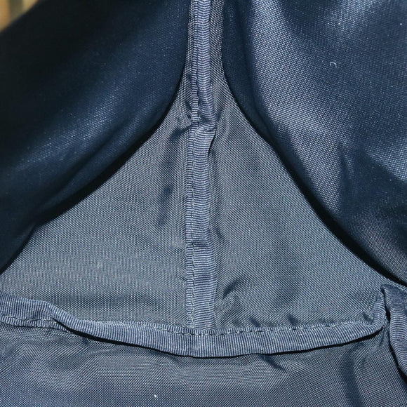 BURBERRY Nova Check Blue Label Hand Bag Nylon Brown Auth 26353