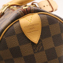 LOUIS VUITTON Damier Ebene Keepall 45 Boston Bag LV Auth 26495S-17