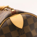 LOUIS VUITTON Damier Ebene Keepall 45 Boston Bag LV Auth 26495S-18