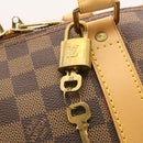 LOUIS VUITTON Damier Ebene Keepall 45 Boston Bag LV Auth 26495S-21