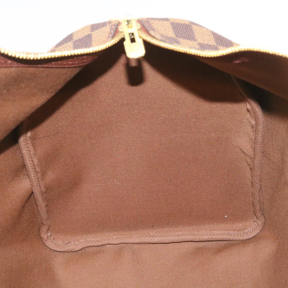 LOUIS VUITTON Damier Ebene Keepall 45 Boston Bag LV Auth 26495S
