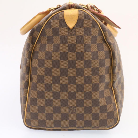 LOUIS VUITTON Damier Ebene Keepall 45 Boston Bag LV Auth 26495S