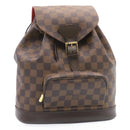 LOUIS VUITTON Damier Ebene Montsouris MM Backpack N51143 LV Auth 26498SAM-1