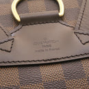 LOUIS VUITTON Damier Ebene Montsouris MM Backpack N51143 LV Auth 26498SAM-19