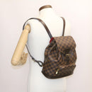 LOUIS VUITTON Damier Ebene Montsouris MM Backpack N51143 LV Auth 26498SAM-12