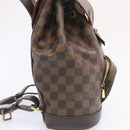 LOUIS VUITTON Damier Ebene Montsouris MM Backpack N51143 LV Auth 26498SAM-3