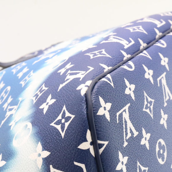 LOUIS VUITTON Monogram Escal Neverfull MM Tote Bag Blue M45128 LV Auth 26573S