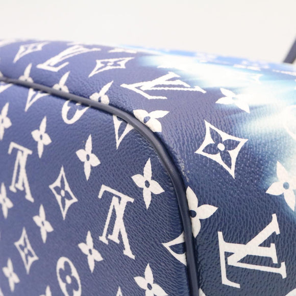 LOUIS VUITTON Monogram Escal Neverfull MM Tote Bag Blue M45128 LV Auth 26573S