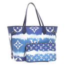 LOUIS VUITTON Monogram Escal Neverfull MM Tote Bag Blue M45128 LV Auth 26573S-1