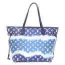 LOUIS VUITTON Monogram Escal Neverfull MM Tote Bag Blue M45128 LV Auth 26573S-2