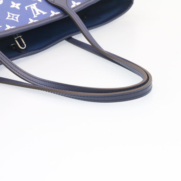 LOUIS VUITTON Monogram Escal Neverfull MM Tote Bag Blue M45128 LV Auth 26573S